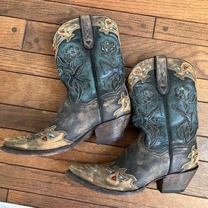 Dan Post Women’s Bluebird Block Heel Cowboy boots 9 1/2